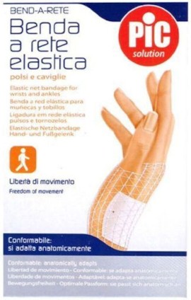 Pic Solution Ελαστικός Δικτυωτός Επίδεσμος για Καρπό & Αστράγαλο Λευκό 1 Τεμάχιο