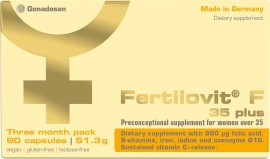 Fertilovit F 35 Plus Ορθομοριακή Υποστήριξη για Βελτίωση της Γονιμότητας 90 Κάψουλες