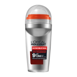 L’Oreal Paris Men Invincible Roll on 96ωρη Πολύ Υψηλή Προστασία Ενάντια Στoν Ιδρώτα 50ml