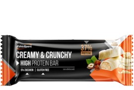 EthicSport Creamy & Crunchy White Chocolate and Hazelnut με 37% Πρωτεΐνη Μπάρα με Τραγανή Γκοφρέτα Άσπρη Σοκολάτα & Φουντούκι 30gr