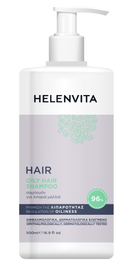Helenvita Oily Hair Shampoo Σαμπουάν για Ρύθμιση της Λιπαρότητας 500ml