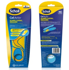 Scholl Gel Activ Sneakers Small Ανατομικοί Πάτοι για Καθημερινά Υποδήματα & Απορρόφηση Κραδασμών [No.35.5-40.5] 1 Zευγάρι