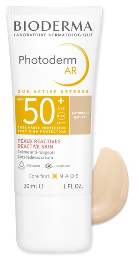 Bioderma Photoderm AR SPF50+ Αντηλιακή Κρέμα με Χρώμα για το Δέρμα με Ερυθρότητα 30ml