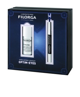 Filorga PROMO Optim Eyes 3 σε 1 Κρέμα Ματιών 15ml - ΔΩΡΟ Nutri Filler Plumping Ενυδατικό Lip Balm 4gr