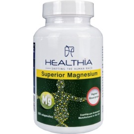 Healthia Superior Magnesium, Συμπλήρωμα Διατροφής για την Ημικρανία & τον Πονοκέφαλο 120 Κάψουλες