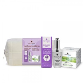 Messinian Spa PROMO Youth Renewal Eye & Skin Duo Bakuchiol Everlasting Youth Serum Ορός Αντιγήρανσης Προσώπου & Λαιμού 30ml & Κρέμα Ματιών Αμαμελίδα & Αγγούρι 30ml & Νεσεσέρ