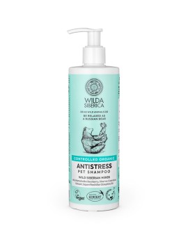 Natura Siberica Wilda Siberica Controlled Organic Antistress Pet Shampoo Σαμπουάν Κατοικιδίων για Ξηρό Τρίχωμα 400ml
