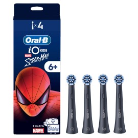 Oral B iO Kids 6+ Marvel Spiderman Ανταλλακτικές Κεφαλές Οδοντόβουρτσας για Παιδιά 6+ Ετών 4 Τεμάχια