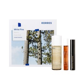 Korres PROMO White Pine Λευκή Πεύκη Serum Ορός Προσώπου για Αναπλήρωση Όγκου 30ml - Eau de Toilette Cashmere Άρωμα 10ml - Drama Mascara Black Μάσκαρα 4ml