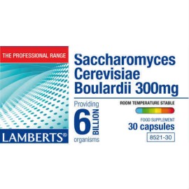 Lamberts Saccharomyces Boulardii 300mg Συμπλήρωμα 6 δις Προβιοτικών, 30caps