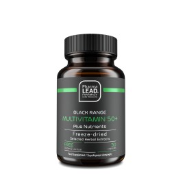 PharmaLead Black Range Multivitamin 50+ Plus Nutrients για την Μείωση της Κούρασης & της Κόπωσης 30 Φυτικές Κάψουλες