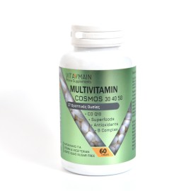 Vitamain Cosmos 30 40 50 Πολυβιταμινούχο Συμπλήρωμα Διατροφής, για την Αντιμετώπιση της Ψυχολογικής & Σωματικής Κόπωσης 60 Κάψουλες