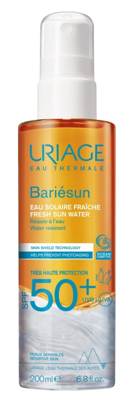 Uriage Bariesun Refreshing Sunscreen Sun Water SPF50+ Αντηλιακό Προσώπου 200ml