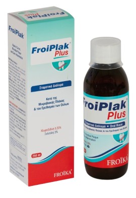 Froika Froiplak Plus Antimicrobial Mouthwash Κατά της Μικροβιακής Πλάκας & του Ερεθισμού των Ούλων 250ml