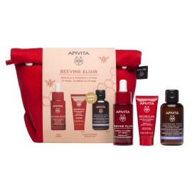 Apivita PROMO Beevine Elixir Ορός Ενεργοποίησης Σύσφιξης & Lifting 30ml & Mini Αντιρυτιδική Κρέμα για Σύσφιξη & Lifting Ελαφριάς Υφής 15ml & Mini Αφρός Καθαρισμού για Πρόσωπο & Μάτια 75ml & Νεσεσέρ
