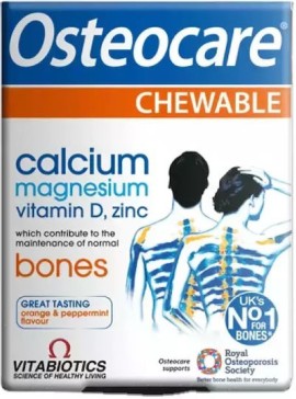 Vitabiotics OsteoCare Chewable για την Καλή Υγεία των Οστών 30 Μασώμενες Ταμπλέτες