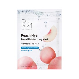 BOM Peach Hya Blend Moisturizing Mask Μάσκα Ενυδάτωσης Προσώπου 25gr