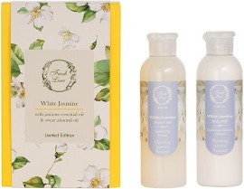 Fresh Line PROMO White Jasmine Αφρόλουτρο Εμπλουτισμένο με Αιθέριο Έλαιο Γιασεμί 200ml & Body Milk Ενυδατικό Γαλάκτωμα Σώματος 200ml