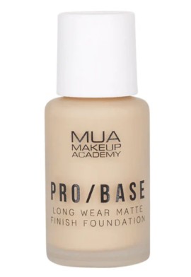 MUA Pro Base Make up για Μέτρια - Υψηλή Κάλυψη No.130 Finish Foundation Ματ Αποτέλεσμα 30gr