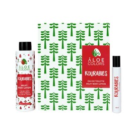 Aloe Colors Xmas PROMO Kourabies Milky Body Lotion Ενυδατικό Γαλάκτωμα Σώματος 150ml - Eau De Toilette Άρωμα 10ml