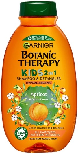 Garnier Botanic Therapy Kids 2 σε 1 Σαμπουάν & Μαλακτική Κρέμα με Βερίκοκο και Άνθος Πορτοκαλιού 400ml