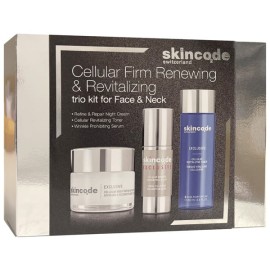 Skincode Xmas PROMO Cellular Night Refine & Repair Αντιγηραντική & Συσφικτική Κρέμα Νυκτός 50ml & Cellular Wrinkle Prohibiting Serum 30ml & Exclusive Cellular Revitalizing Toner Καθαριστικό Ντεμακιγιάζ 200ml