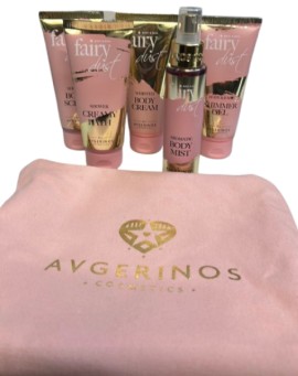 Avgerinos Cosmetics PROMO Fairy Dust Scrub Σώματος 100ml  & Αφρόλουτρο 100ml & Κρέμα Σώματος 100ml & Body Mist 100ml & Shimmer Gel 100ml