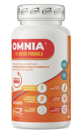 EthicSport Omnia Active Formula 1422mg Πλήρες Σύμπλεγμα Βιταμινών & Μετάλλων για Ενέργεια, Άμυνα & Απόδοση 45 Δισκία
