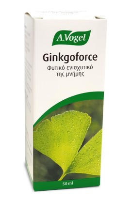A.Vogel Ενίσχυση της Μνήμης Ginkgoforce Φυτικό Συμπλήρωμα 50ml