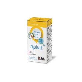 Uplab Apivit Immuno C 500mg Συμπλήρωμα Διατροφής για την Ενίσχυση του Ανοσοποιητικού Συστήματος 45 Δισκία