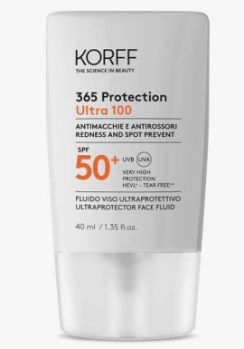 Korff 365 Protection Ultra 100 Anti Age Mat Gel Cream Αντηλιακό Προσώπου για Ευαίσθητες Επιδερμίδες 40ml
