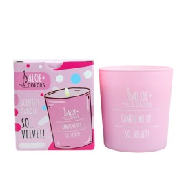 Aloe Colors Scented Soy Candle So Velvet Κερί Χώρου Σόγιας με Άρωμα Πούδρα σε Βαζάκι 220gr