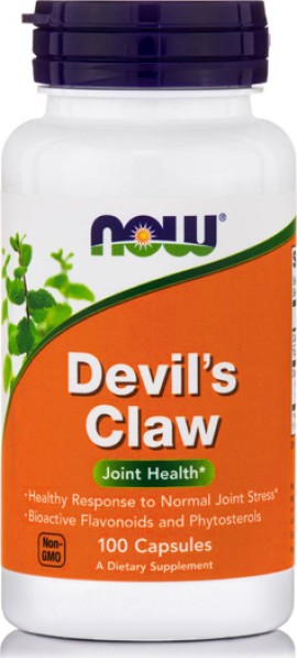 Now Foods Devils Claw 500mg (6:1) Συμπλήρωμα Διατροφής Με Αντιφλεγμονώδεις Ιδιότητες 100 Κάψουλες