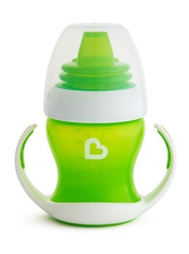 Munchkin Gentle First Cup Πράσινο Εκπαιδευτικό Ποτηράκι με Λαβές για 4m+ 118ml