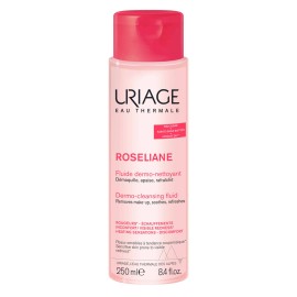 Uriage Roseliane Dermo Cleansing Fluid Λεπτόρρευστο Δερμοκαθαριστικό Προσώπου για Ευαίσθητες Επιδερμίδες 250ml
