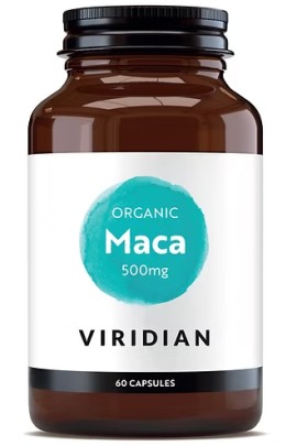 Viridian Organic Maca 500mg για Αύξηση της Λίμπιντο 60 Κάψουλες