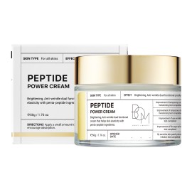 BOM Peptide Power Cream Αντιγηραντική & Συσφικτική Κρέμα Προσώπου 50gr