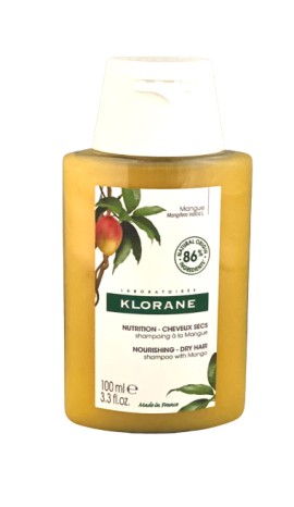 Klorane Mango Nourishing Shampoo Σαμπουάν με Μάνγκο για Ξηρά Μαλλιά 100ml