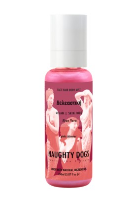 Naughty Dogs Δελεαστική Face, Hair, Body Mist Pink Shimmer με Glitter για Πρόσωπο, Σώμα & Μαλλιά 150ml