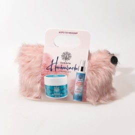 Garden PROMO Houhouliariko Ocean Wave Hair, Body Ενυδατικό Mist 100ml - Body Butter Βούτυρο Σώματος 200ml - ΔΩΡΟ Γούνινο Ροζ Νεσεσέρ