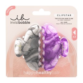 Invisibobble Clipstar my Rainboo Κλάμερ Μαλλιών Μεσαίου Μεγέθους 2 Τεμάχια
