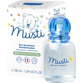 Mustela Musti Eau De Senteur Scented Water Απαλό Άρωμα Χωρίς Οινόπνευμα για Βρέφη & Παιδιά 50ml