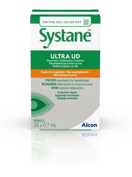 Alcon Systane Ultra UD Λιπαντικές Οφθαλμικές Σταγόνες Χωρίς Συντηρητικά 30 Φιαλίδια x 0.7ml