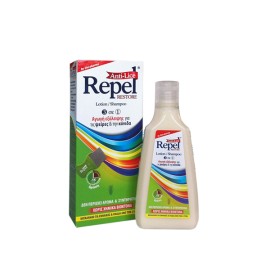 Uni-Pharma Repel Anti Lice Restore 3 in 1 Αντιφθειρική Αγωγή Σαμπουάν - Λοσιόν 200ml