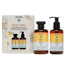 Apivita PROMO Bee my Honey Αφρόλουτρο Μέλι & Αλόη 250ml & Ενυδατικό Γαλάκτωμα Σώματος Μέλι & Αλόη 200ml [ΕΙΔΙΚΗ ΤΙΜΗ]