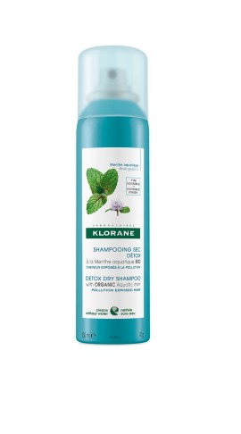 Klorane Dry Shampoo Αποτοξίνωσης με Βιολογική Υδάτινη Μέντα - για Κάθε Τύπο Μαλλιών 150ml