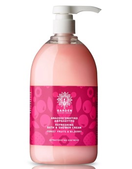 Garden Forest Fruits & Bilberry Αναζωογονητικό Κρεμώδες Αφρόλουτρο με Άρωμα Φρούτα του Δάσους 1000ml