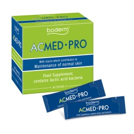 Boderm Acmed Pro Συμπλήρωμα Διατροφής για την Διατήρηση της Κατάστασης του Δέρματος 30 Sticks