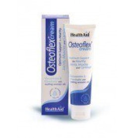 Health Aid Osteoflex CREAM Κρέμα με Γλυκοζαμίνη, Χονδροϊτίνη και Αιθέρια Έλαια Μέντας και Ευκαλύπτου για την Αντιμετώπιση του Πόνου των Αρθρώσεων 100ml