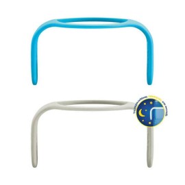 Mam Hold my Bottle Day & Night 0m+ Σετ Λαβές για Εκπαιδευτικά Ποτηράκια Χρώμα Μπλε / Λευκό 2 Τεμάχια [421]